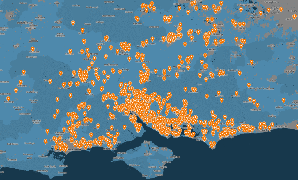 2000 solar installations across the south east